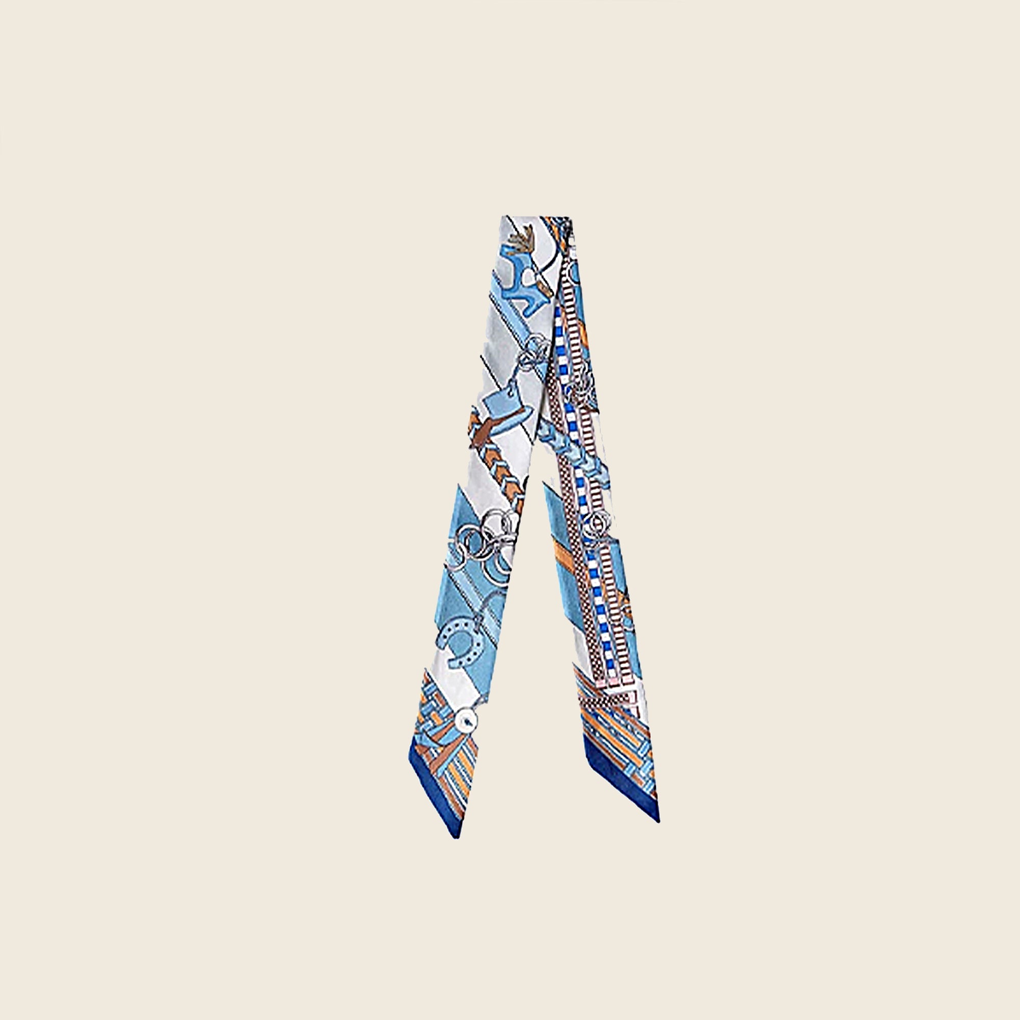 Luxury Equestrian Silk Twilly Scarf - Perfect Gift for Her